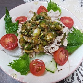 万能薬味ダレで!冷しゃぶサラダ