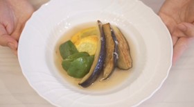 ナスと夏野菜の煮浸し♡