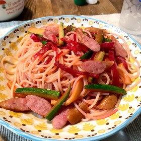 シャキシャキおいしい*ビーツのパスタ