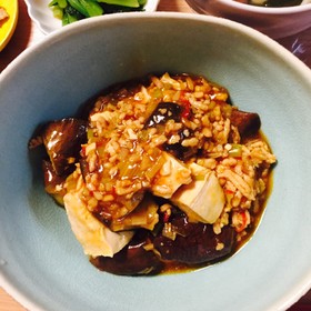 豆腐入り麻婆茄子!