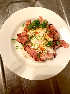 ズボラ飯 鳥の巣丼