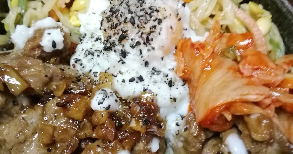 市販のナムルでビビンバ丼 レシピ 作り方 By クック7fnn0f クックパッド