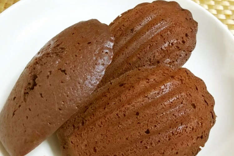 美味しい濃厚な チョコマドレーヌ レシピ 作り方 By たかしママ クックパッド