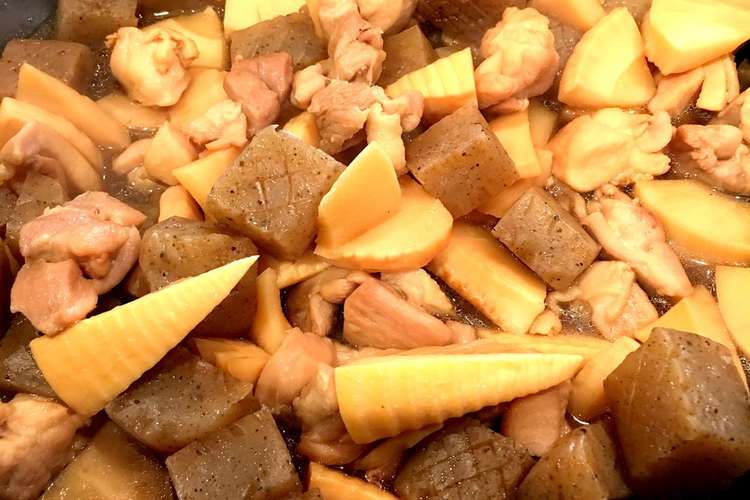 たけのこ鶏肉こんにゃくの炒め煮 レシピ 作り方 By たかぼーママ クックパッド