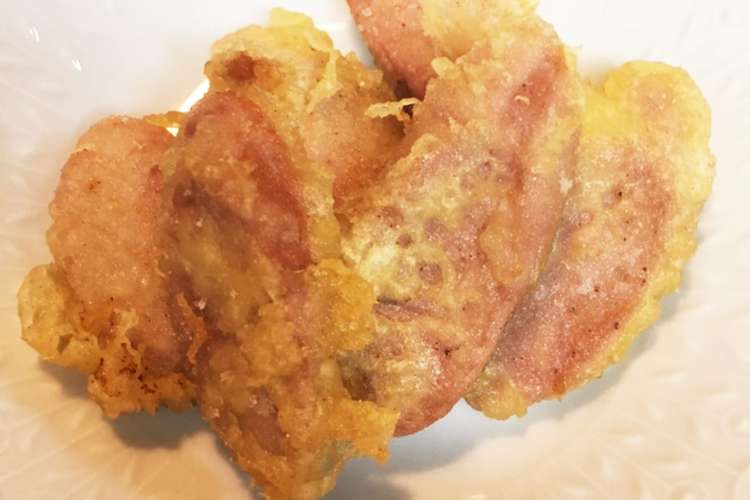 天ぷら粉が余ったら魚肉ソーセージの天ぷら レシピ 作り方 By ゆみっぱ クックパッド
