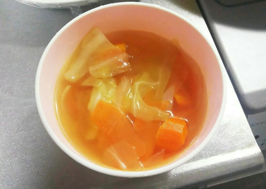 たっぷり野菜のコンソメスープの画像