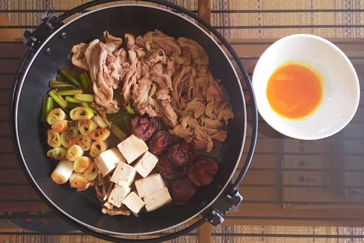 煮るだけ簡単 すき焼き鍋 疲労回復 レシピ 作り方 By Cookingegg クックパッド 簡単おいしいみんなのレシピが360万品