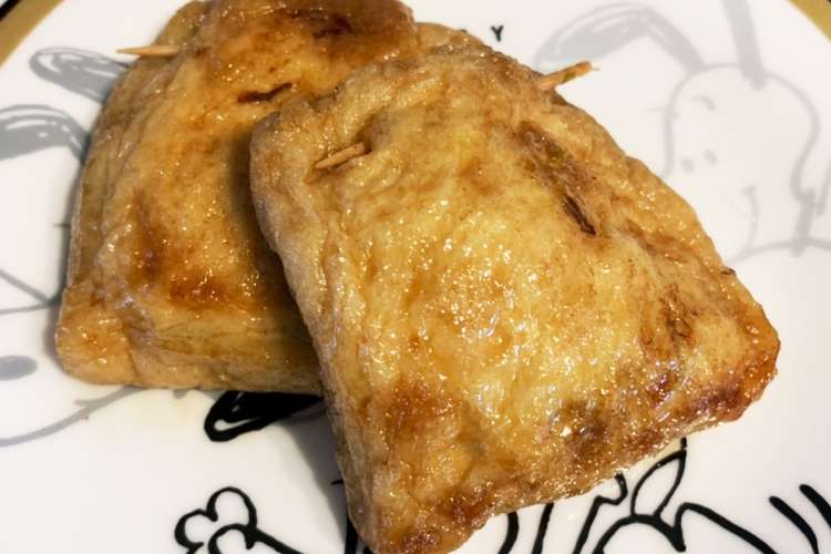 糖質制限にもってこい 油揚げの甘辛煮 レシピ 作り方 By クックm0gpoz クックパッド 簡単おいしいみんなのレシピが355万品