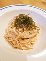 簡単混ぜるだけ!たらこスパゲッティー!の写真