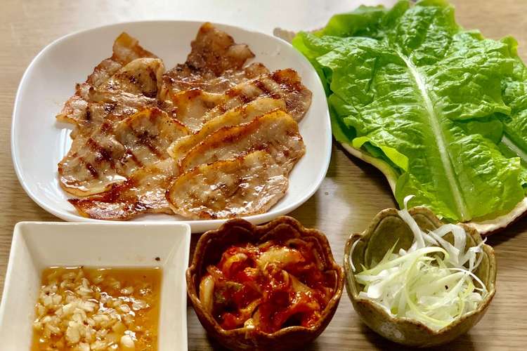 フライパンで簡単サムギョプサル レシピ 作り方 By 0906maruuu クックパッド 簡単おいしいみんなのレシピが376万品