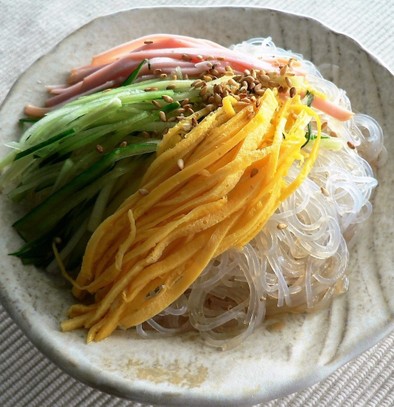 低GI 緑豆はるさめの冷麺（自家タレ♪）の写真