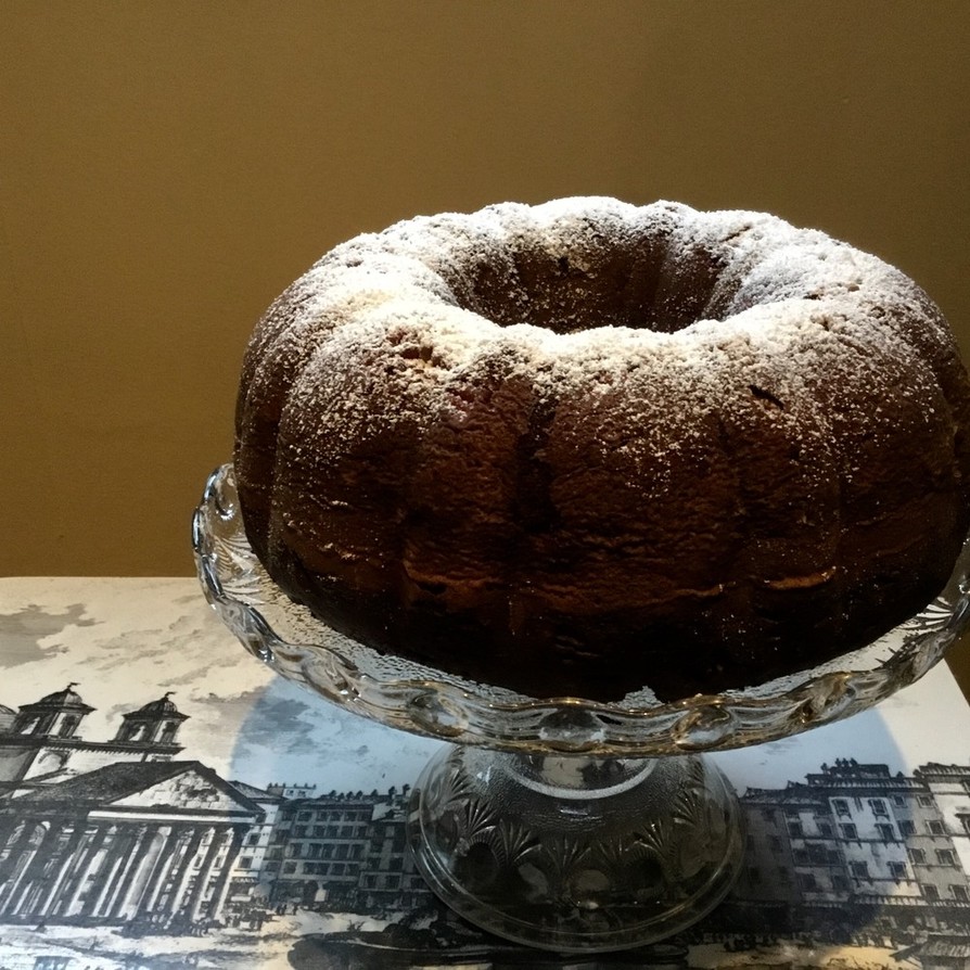 チョコレートラムケーキのレシピ