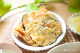 ナスの天ぷら⁂お家で簡単