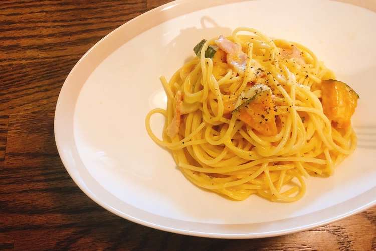 かぼちゃクリームパスタ レシピ 作り方 By Mrs D クックパッド