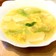 簡単 残り豆腐とブロッコリー茎のスープ