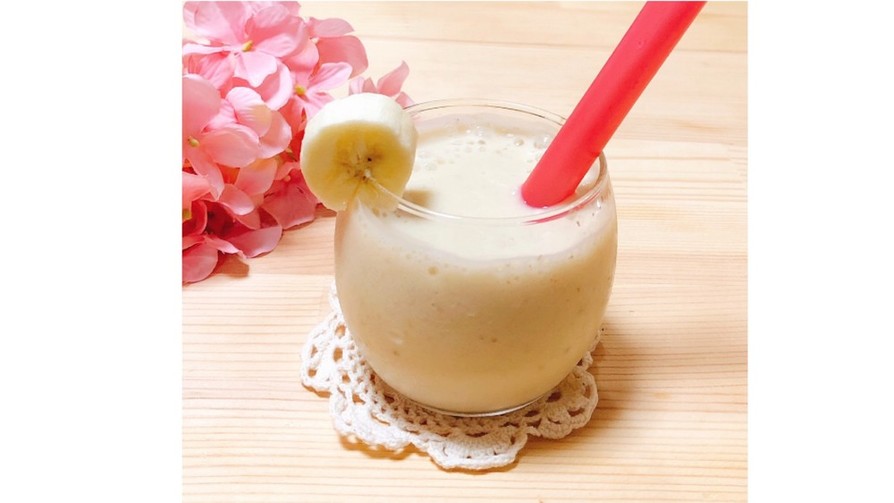 甘酒バナナ豆乳スムージーの画像