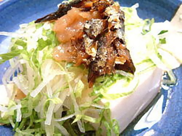 和風サラダ豆腐の画像