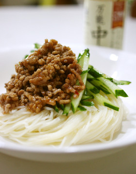 ジャージャー麺風★肉味噌そうめん