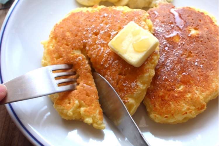 ｍリコッタでチーズケーキ風パンケーキ レシピ 作り方 By Misacoro クックパッド 簡単おいしいみんなのレシピが350万品