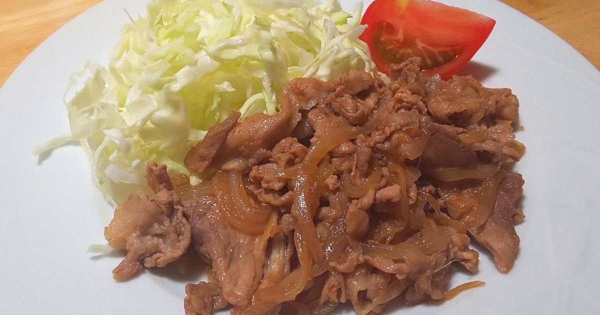 豚こま切れ肉で炒めて 簡単 生姜焼き by あとぅ。 【クックパッド】 簡単おいしいみんなのレシピが355万品