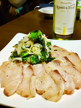 鯛のカルパッチョ