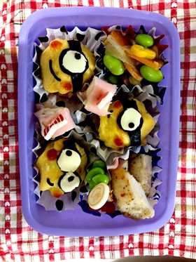 オムライス ミニオン弁当