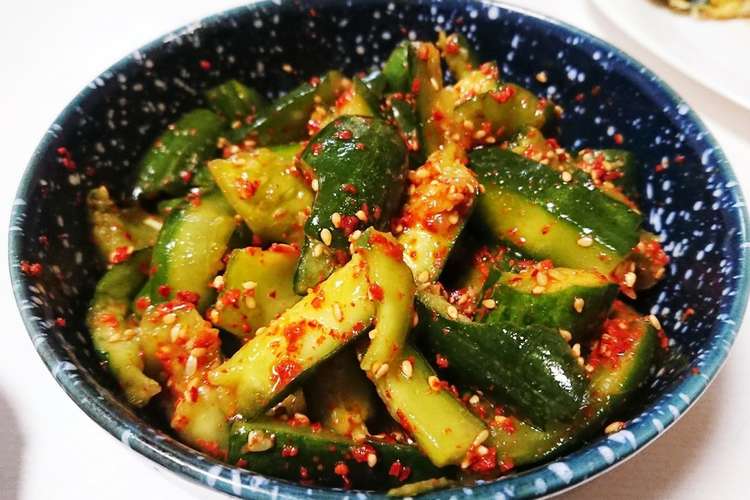 韓国風たたきキュウリ 風で大量消費 レシピ 作り方 By りょんりょん９８ クックパッド 簡単おいしいみんなのレシピが349万品