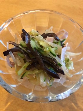 きくらげ入りヘルシー酢の物