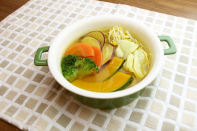 体力回復スープ　６品のお野菜で大満足！の写真
