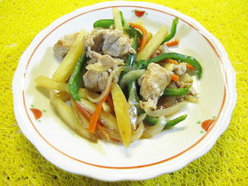 豚肉と野菜のサッと炒め