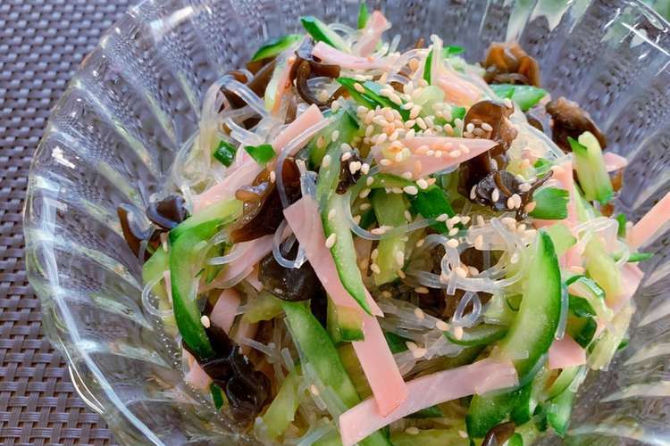 春雨ときくらげの簡単 中華風サラダ レシピ 作り方 By とまぷり クックパッド 簡単おいしいみんなのレシピが375万品