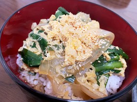 簡単 玉子丼