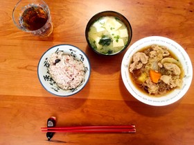時短できたらいいな肉じゃが