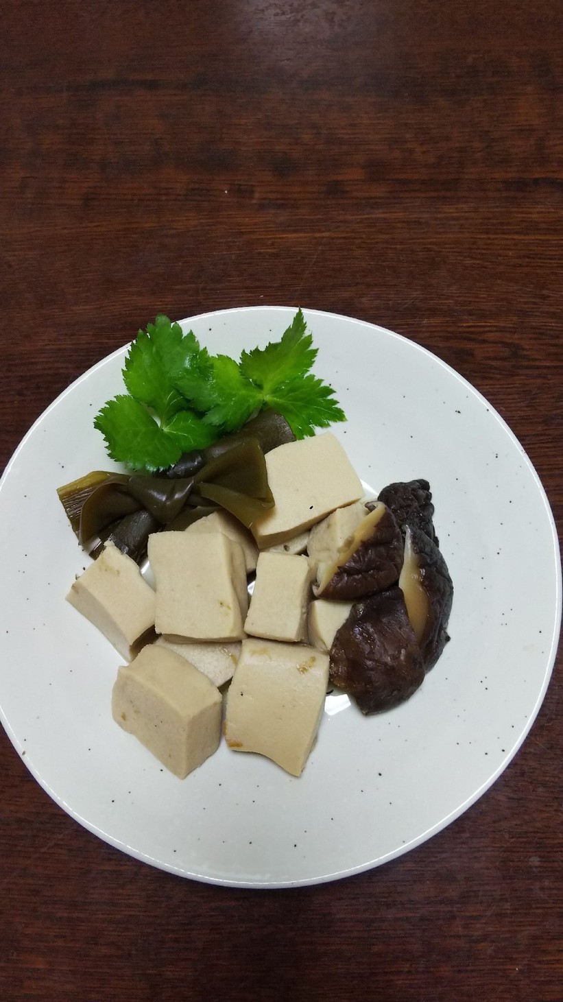 高野豆腐の含め煮の画像
