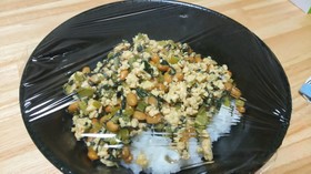 我が家のスタミナ納豆丼
