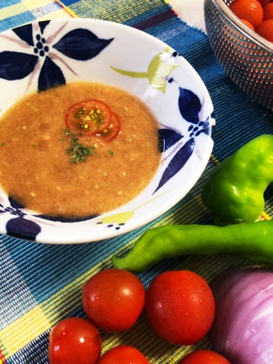 夏野菜スープの写真