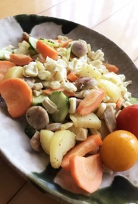 中学生が作る!?簡単夏野菜たっぷりサラダ