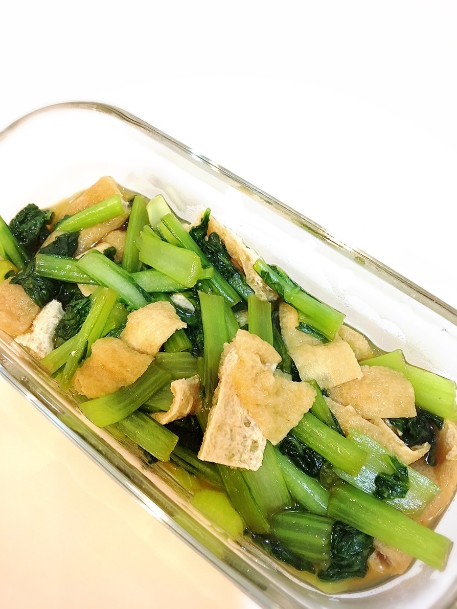 レンジで簡単♡小松菜の煮浸しの画像