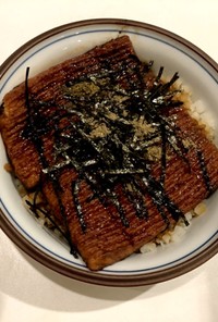 糖質オフ     レンジでチン   鰻丼