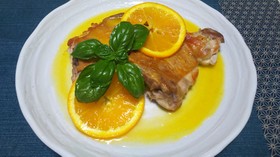 簡単♪鶏肉のオレンジソース