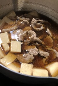 豚ヒレ肉の低脂質な肉豆腐