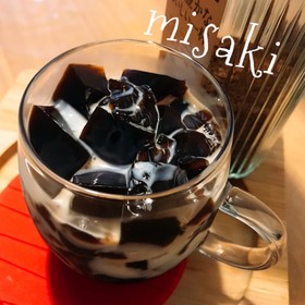私の好きな練乳がけ☆コーヒーゼリー☆彡