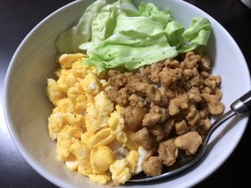 【低残渣&低脂質】そぼろ玉子丼