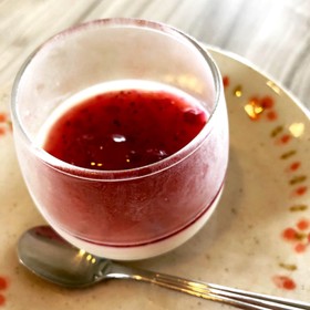 3つのミルクと甘酒のミルクプリン