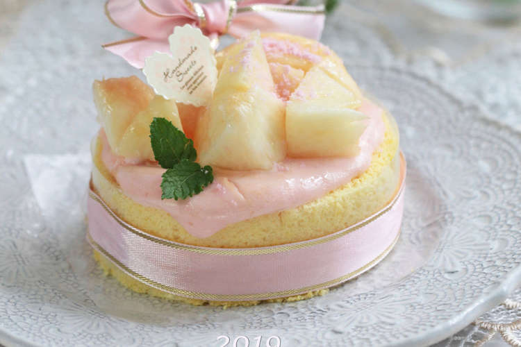 桃だよ ピーチ果汁のロールケーキ レシピ 作り方 By Minntamama クックパッド 簡単おいしいみんなのレシピが349万品