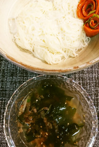 しじみ汁DE素麺