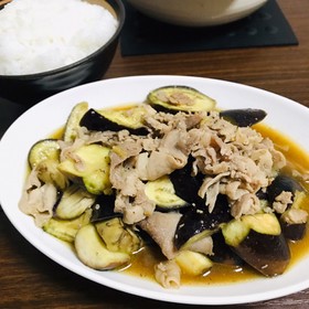 豚肉と茄子の味噌炒め
