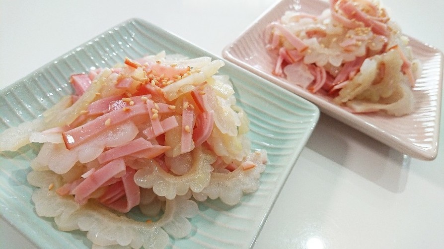 白ゴーヤとハムの中華サラダ！ by ☆はなちゃん☆☆ 【クックパッド】 簡単おいしいみんなのレシピが371万品... 