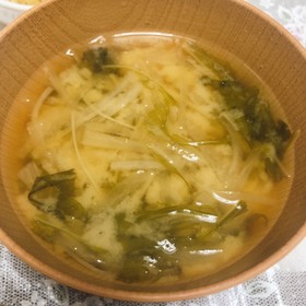 この時期オススメ!大根と水菜のお味噌汁