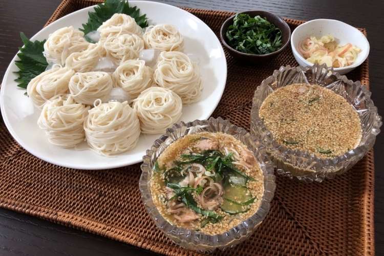 時短 簡単 ツナ缶で冷や汁風そうめん レシピ 作り方 By Akachin クックパッド 簡単おいしいみんなのレシピが358万品